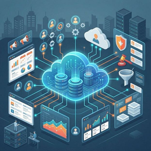 automated online engagement networks connected through cloud infrastructure and moderation tools
